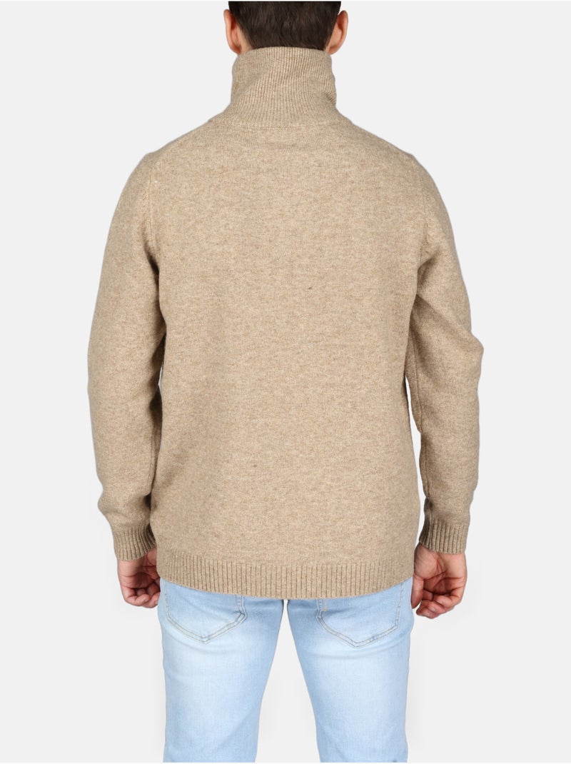 Elegante trui met rits - Kenzarro Crème - Kiabi