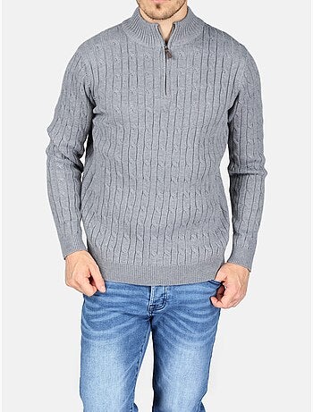 Elegante trui met rits - Kenzarro