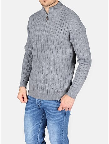 Elegante trui met rits - Kenzarro