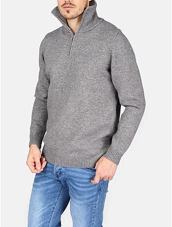 Elegante trui met rits - Kenzarro