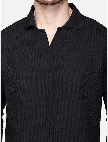 Elegante trui met V-hals - Frilivin