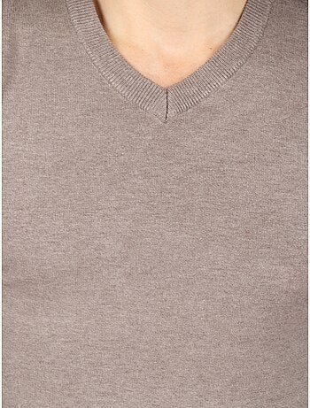 Elegante trui met V-hals - Kenzarro