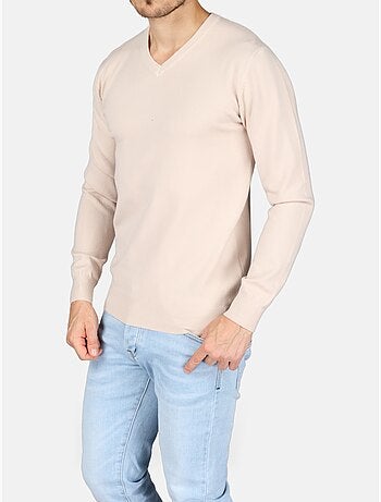 Elegante trui met V-hals - Kenzarro