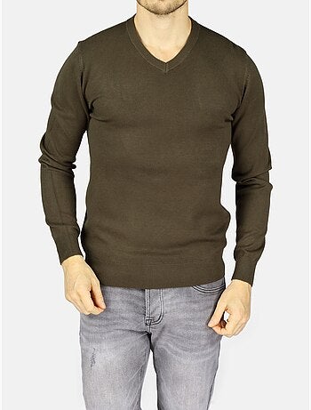 Elegante trui met V-hals - Kenzarro