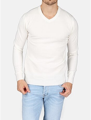Elegante trui met V-hals - Kenzarro