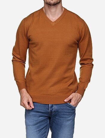 Elegante trui met V-hals - Yves Enzo