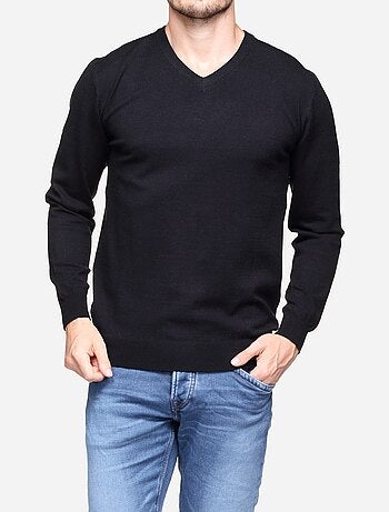 Elegante trui met V-hals - Yves Enzo