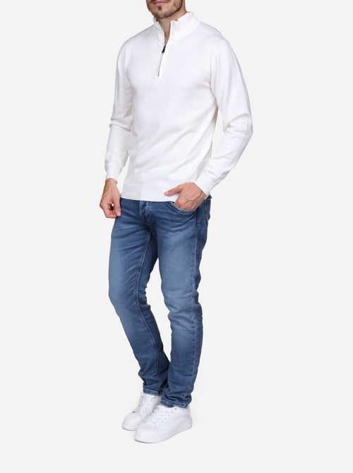 Elegante trui met vrachtwagenchauffeurskraag - Frilivin - Kiabi Elegante trui met vrachtwagenchauffeurskraag - Frilivin - Kiabi