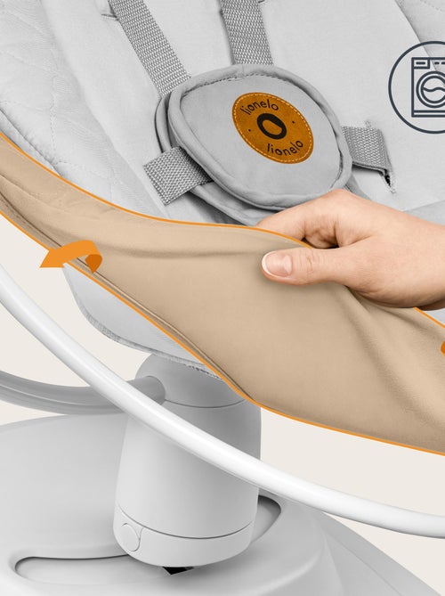 Elektrische 360° babyschommel LIONELO Bella – Lichtgewicht – 12 melodieën – 6 standen - Kiabi Elektrische 360° babyschommel LIONELO Bella – Lichtgewicht – 12 melodieën – 6 standen - Kiabi