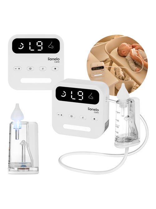 Elektrische neuszuiger LIONELO BabyAir Flow – 9 instelniveaus – 3 x opzetstukken – Stil - Kiabi