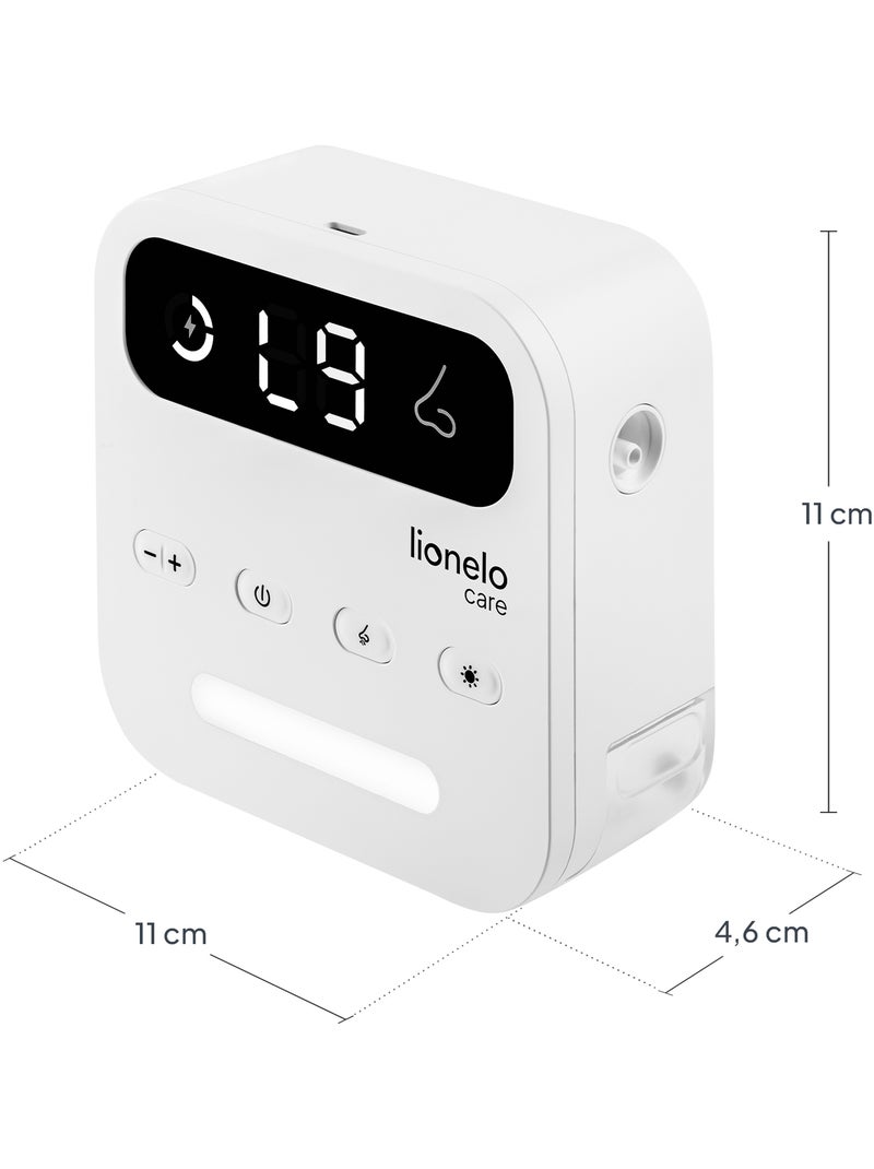 Elektrische neuszuiger LIONELO BabyAir Flow – 9 instelniveaus – 3 x opzetstukken – Stil Wit - Kiabi