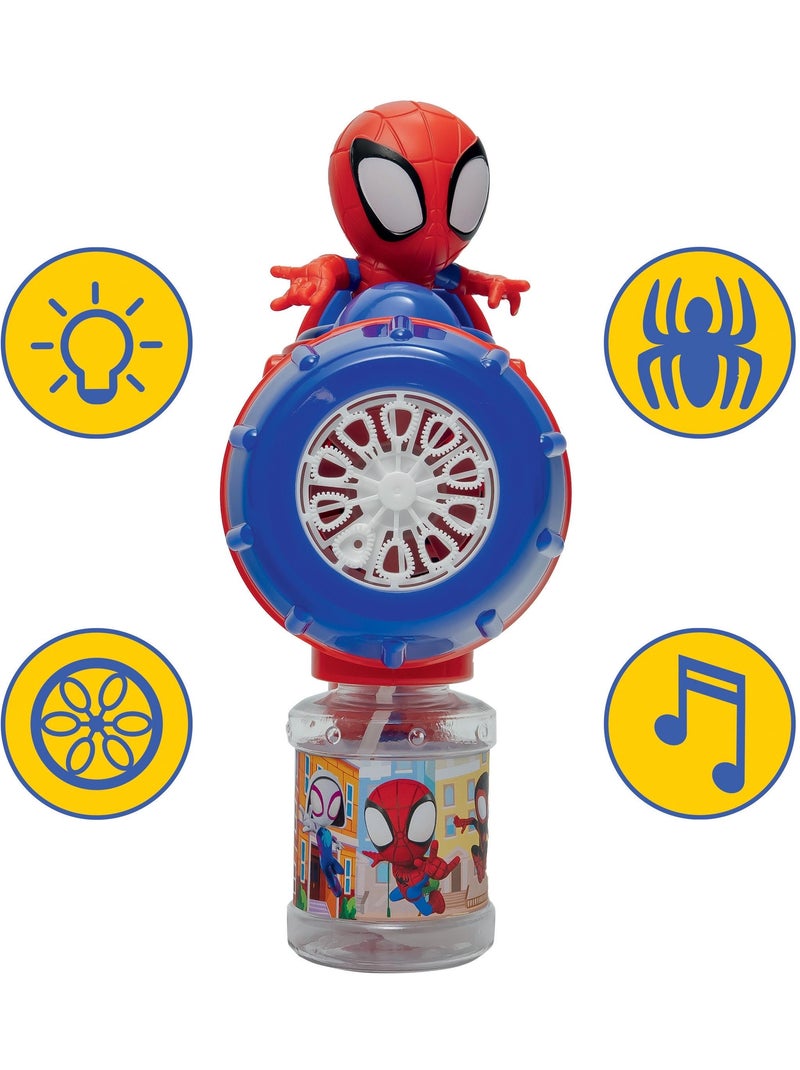 Elektronisch bellenpistool spidey met 3d-figuur en licht- en geluidseffecten Rood - Kiabi