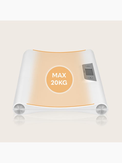 Elektronische babyweegschaal LIONELO – Tot 20 kg – Tarrafunctie – Geheugen van de laatste meting - Kiabi Elektronische babyweegschaal LIONELO – Tot 20 kg – Tarrafunctie – Geheugen van de laatste meting - Kiabi