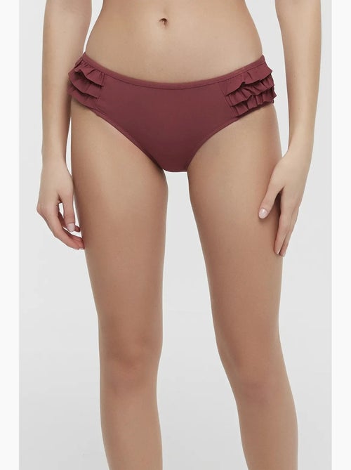 Eleni frill hipster bikinibroekje penti - Kiabi Eleni frill hipster bikinibroekje penti - Kiabi