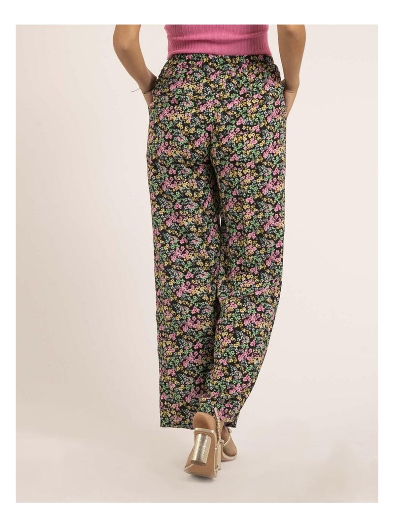 Elfrea broek met patroon Zwart - Kiabi