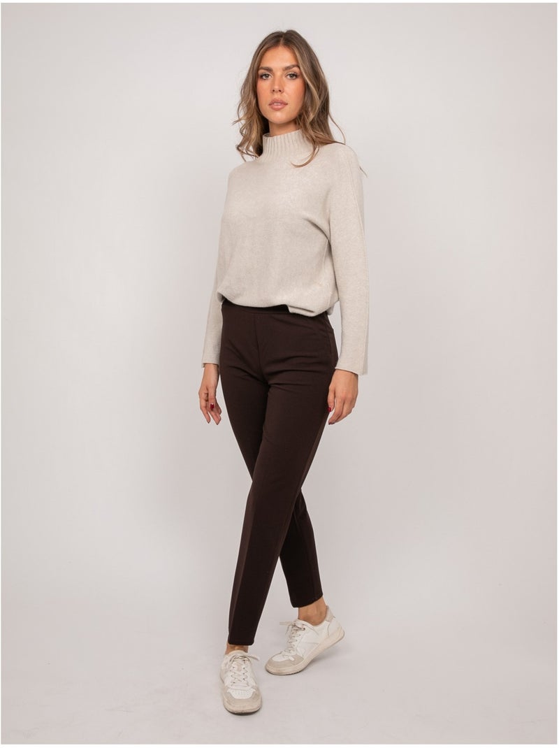 Eliaanse broek Bruin - Kiabi