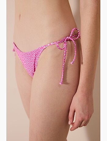 Elie bas de bikini texturé penti