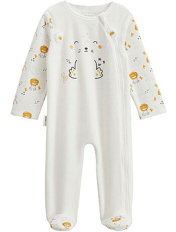 Elio babyvelours pyjama met ritssluiting