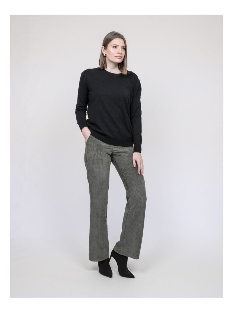 Elio corduroy broek Kaki - Kiabi