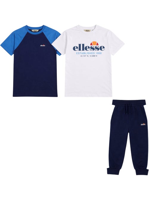 Ellesse - ensemble pour enfant 3 pièces composé de deux t-shirts et d'un pantalon de survêtement - Kiabi