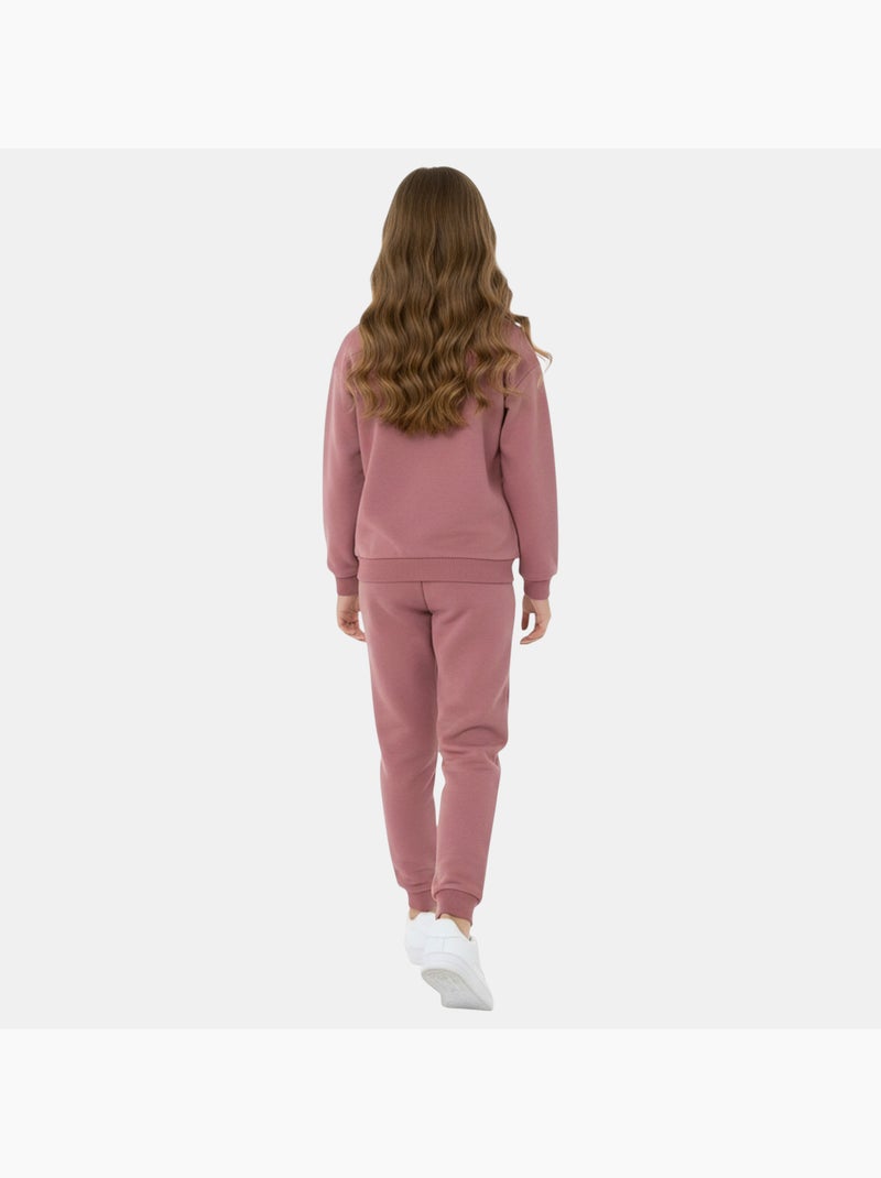 Ellesse - Ensemble sweat et pantalon jogging fille à imprimé Rose - Kiabi