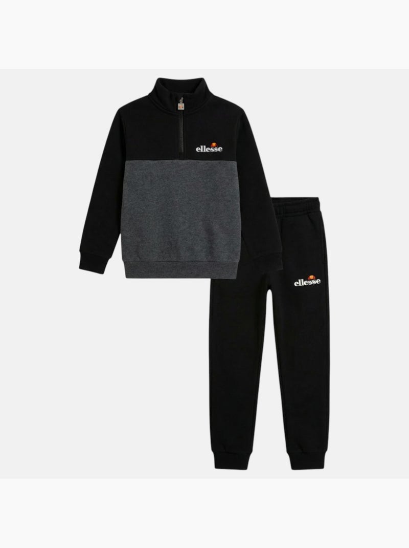 Ellesse - Ensemble sweat et pantalon jogging garçon à imprimé Noir - Kiabi