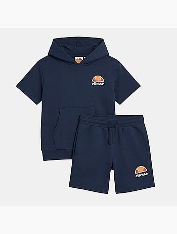 Ellesse - Ensemble t-shirt capuche et short garçon à imprimé
