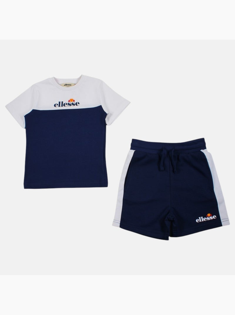 Ellesse - ensemble t-shirt manches courtes et short Bleu marine - Kiabi
