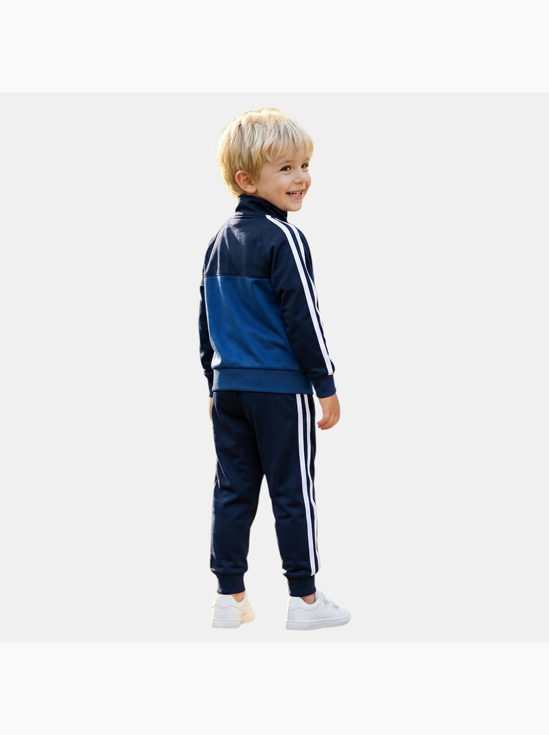 Ellesse - Ensemble veste et pantalon jogging gar?on ? imprim? Bleu marine - Kiabi