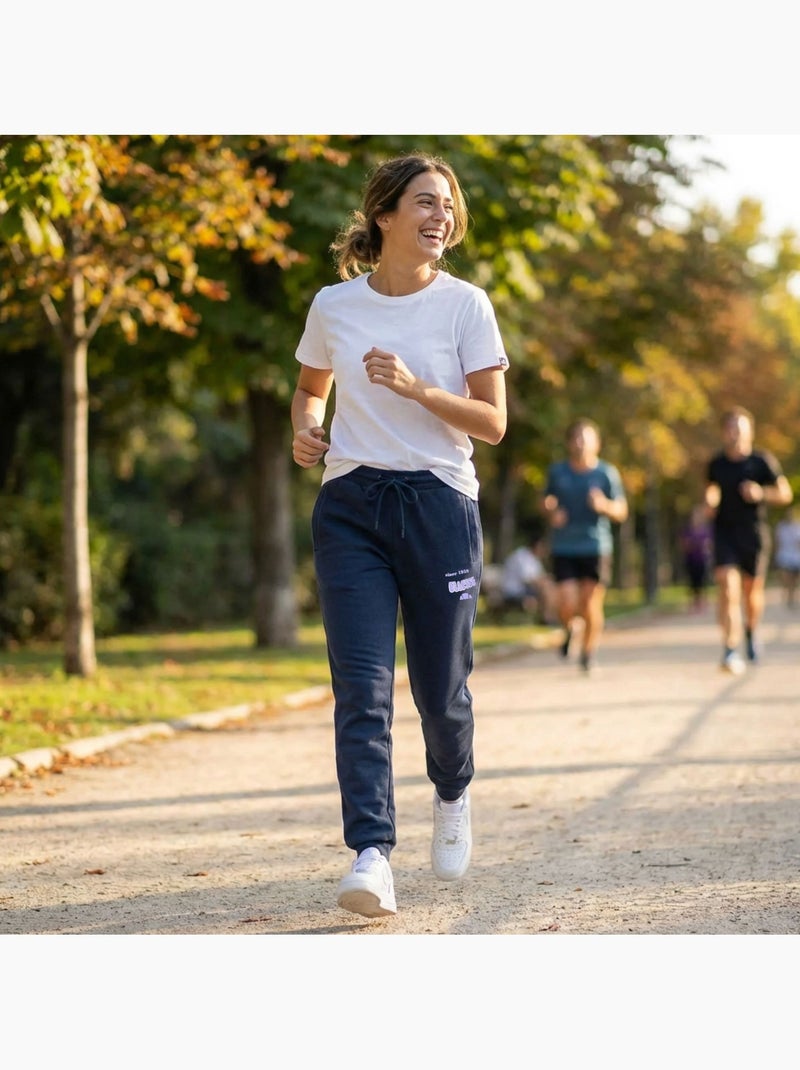 Ellesse - Joggingbroek dames bedrukt Marineblauw - Kiabi