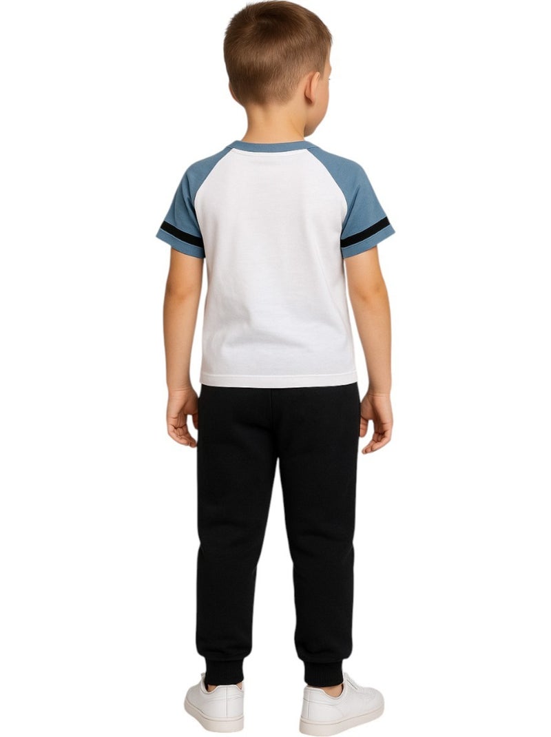Ellesse - lot de 2 t-shirts manches courtes et jogging Blanc - Kiabi