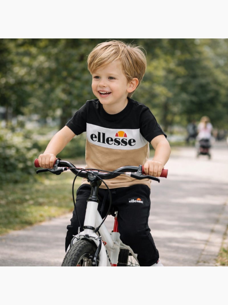 Ellesse - lot de 2 t-shirts manches courtes et pantalon de jogging Beige - Kiabi