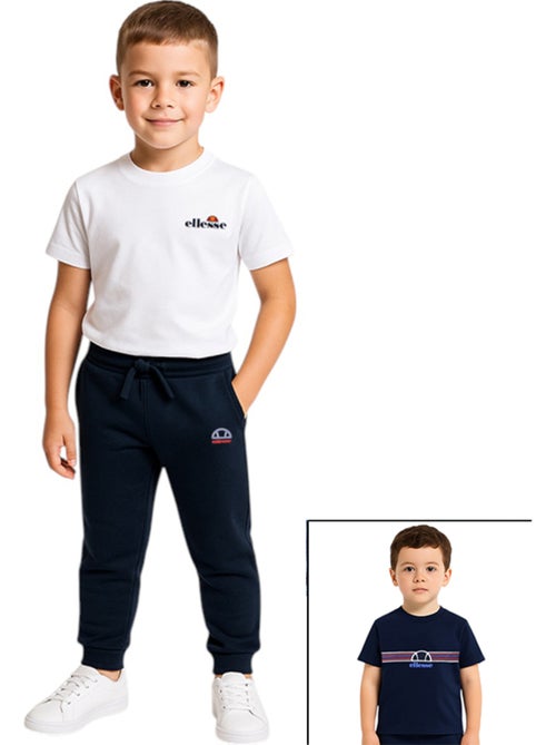 Ellesse - lot de 2 t-shirts manches courtes et pantalon de jogging - Kiabi