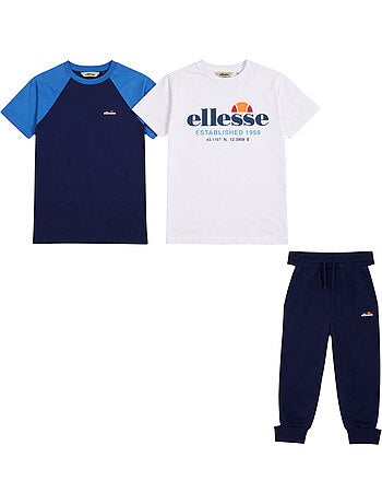 Ellesse - lot de 2 t-shirts manches courtes et pantalon de jogging