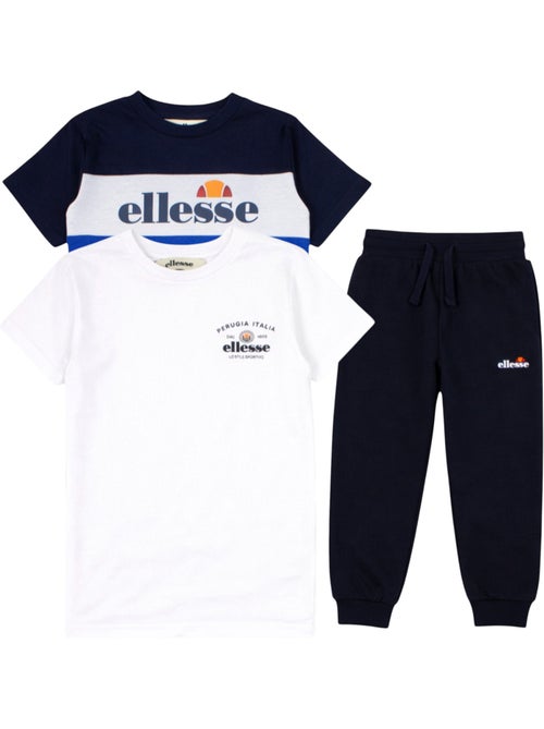 Ellesse - lot de 2 t-shirts manches courtes et pantalon de jogging - Kiabi
