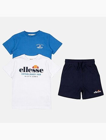 Ellesse - lot de 2 t-shirts manches courtes et short