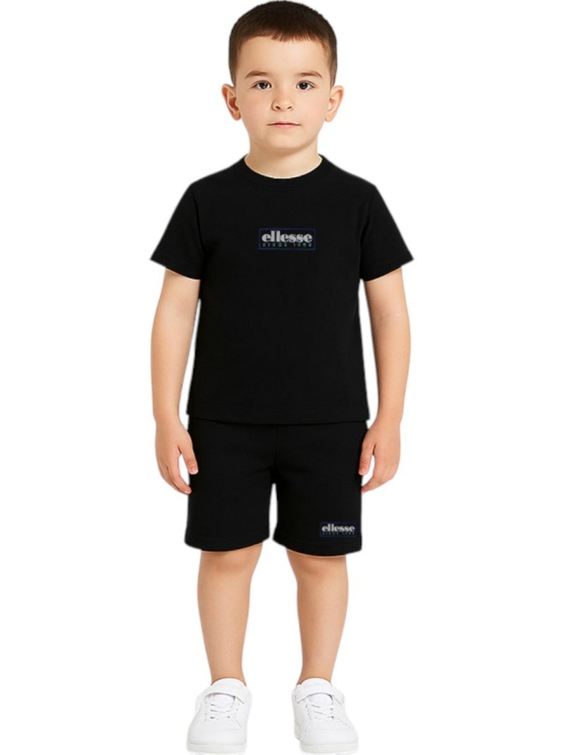 Ellesse - lot de 2 t-shirts manches courtes et short Noir - Kiabi
