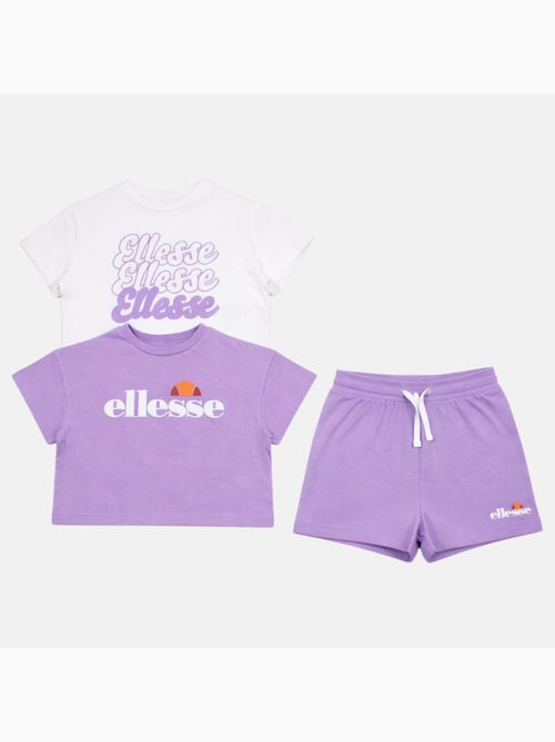 Ellesse - lot de 2 t-shirts manches courtes et short - Kiabi