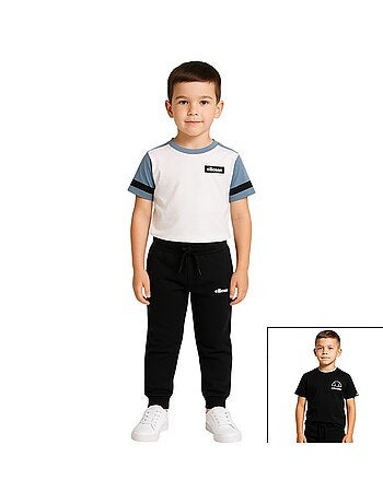 Ellesse - Pack 2 T-shirts en 1 joggingbroek jongen bedrukt