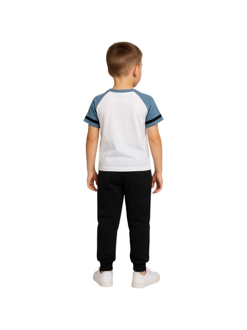 Ellesse - Pack 2 T-shirts en 1 joggingbroek jongen bedrukt Wit - Kiabi