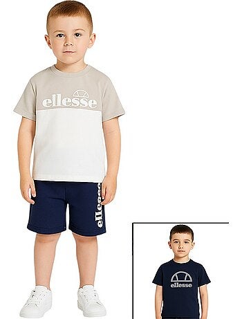 Ellesse - Pack 2 T-shirts en 1 short jongen bedrukt