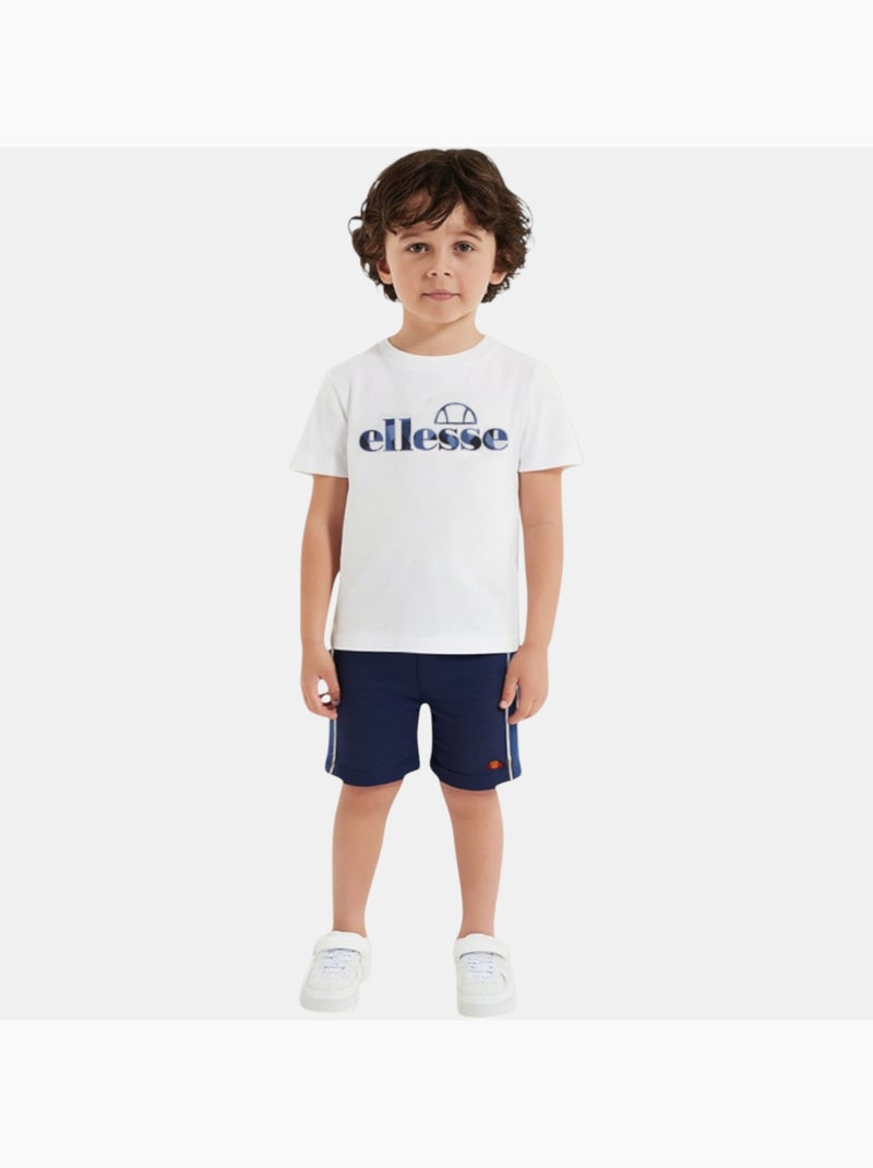 Ellesse - Pack 2 T-shirts en short jongen bedrukt Wit - Kiabi