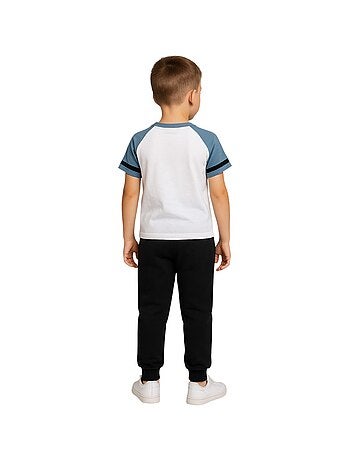 Ellesse - Pack 2 t-shirts et 1 pantalon jogging garçon à imprimé