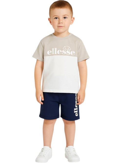 Ellesse - Pack 2 t-shirts et 1 short garçon à imprimé - Kiabi