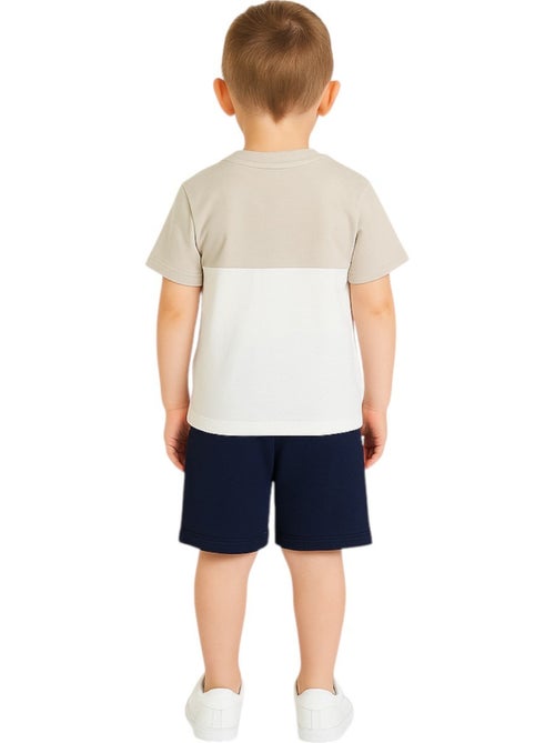 Ellesse - Pack 2 t-shirts et 1 short garçon à imprimé - Kiabi