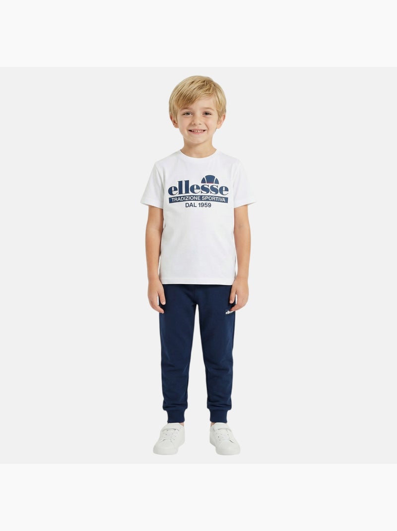 Ellesse - Pack de 2 T-shirts et 1 pantalon de jogging Garcon Blanc - Kiabi