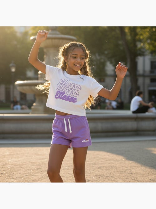 Ellesse - Pack de 2 T-shirts et short Fille - Kiabi Ellesse - Pack de 2 T-shirts et short Fille - Kiabi