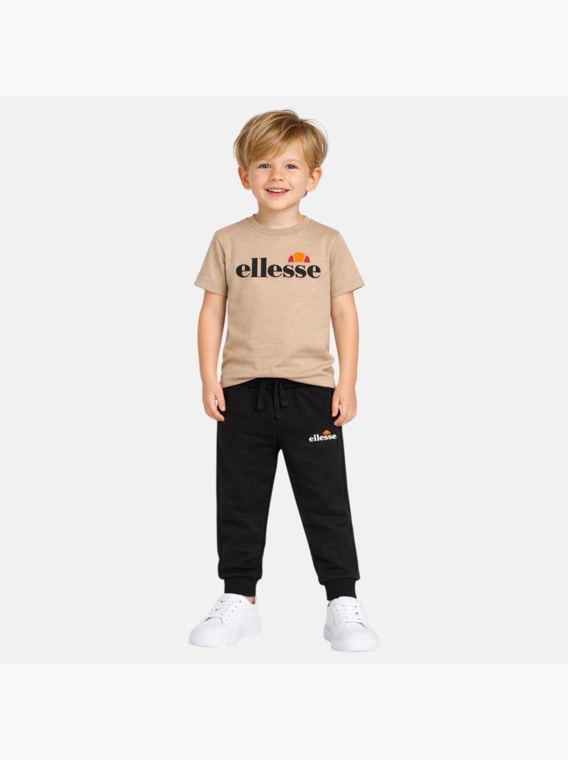 Ellesse - Pack van 2 T-shirts en joggingbroek  jongen Beige - Kiabi