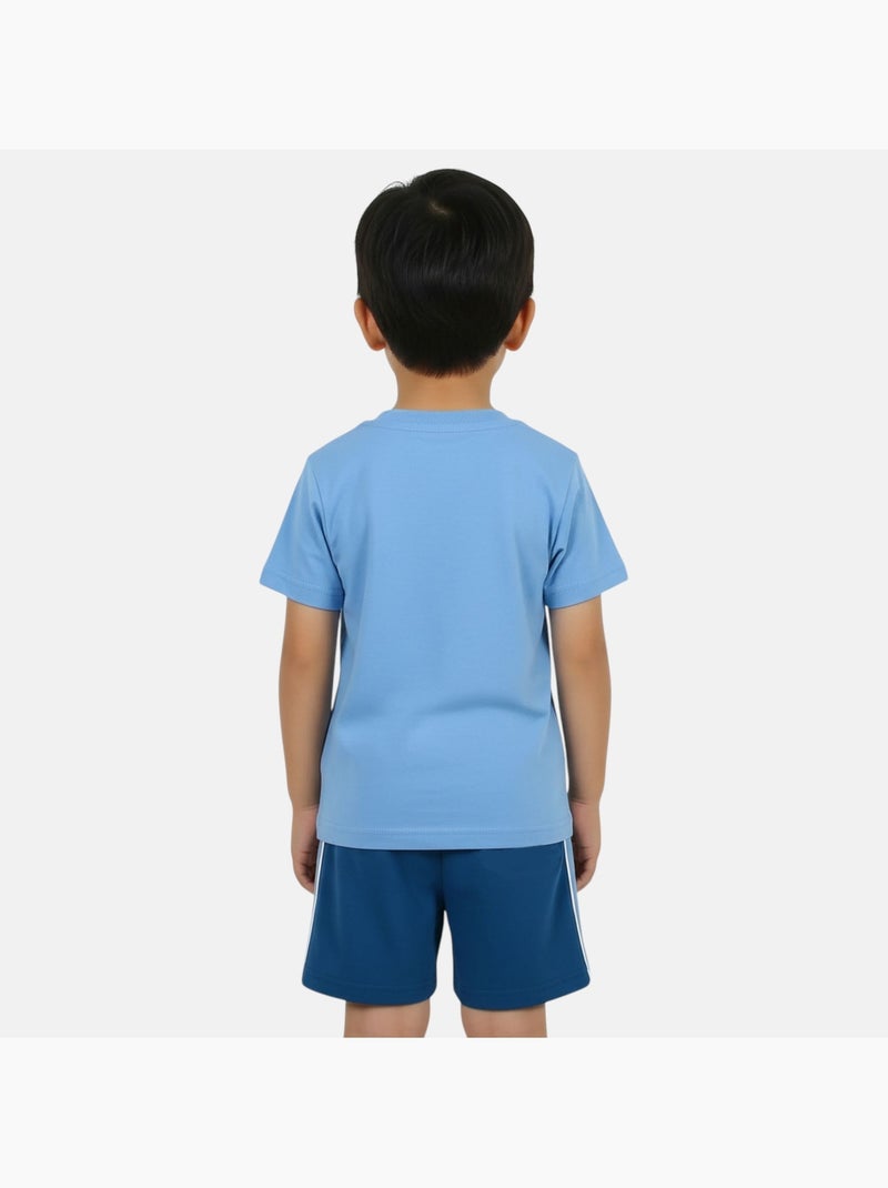 Ellesse - Pack van 2 T-shirts en short  jongen Blauw - Kiabi