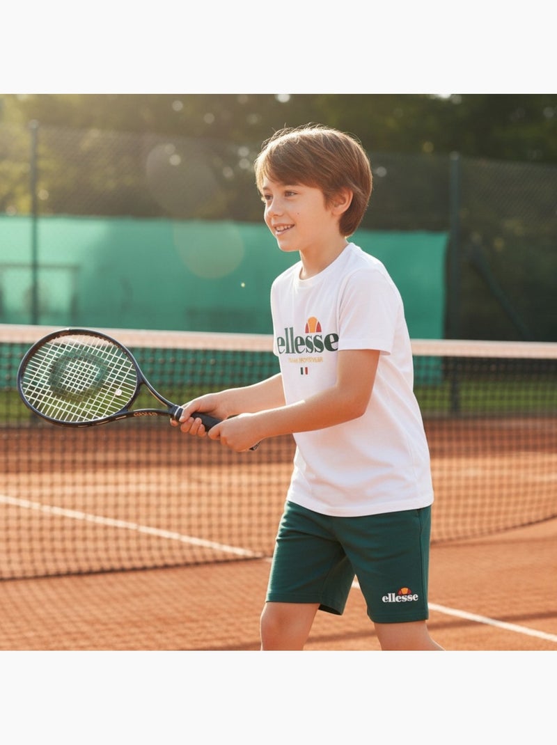Ellesse - Pack van 2 T-shirts en short  jongen Groen - Kiabi